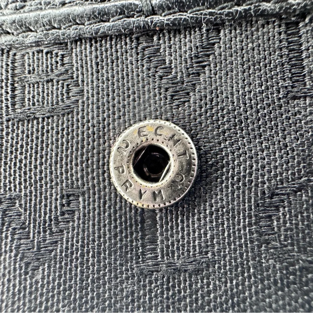 Bvlgari Black Canvas Long bifold Wallet with zipper pouch - Afordable Luxury - Picture 14 of 17